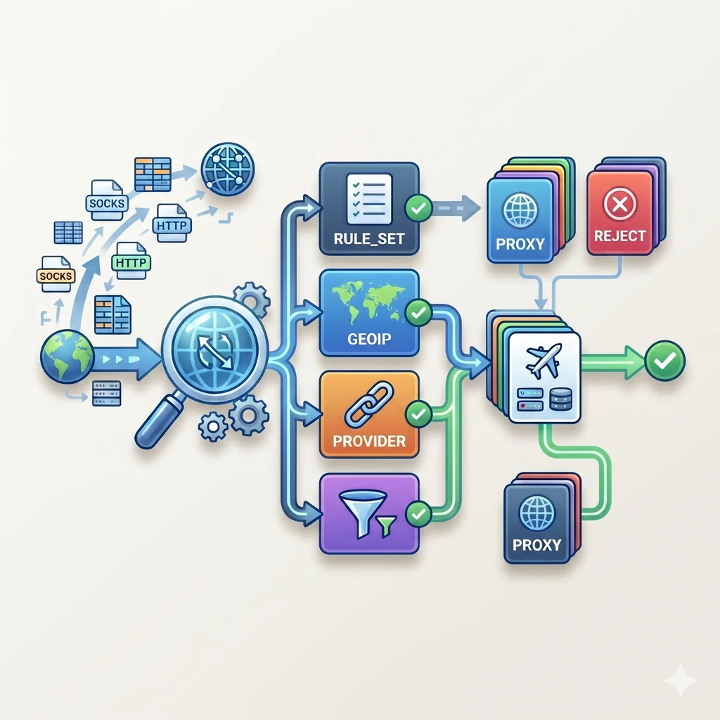 Clash / Mihomo 流量分析