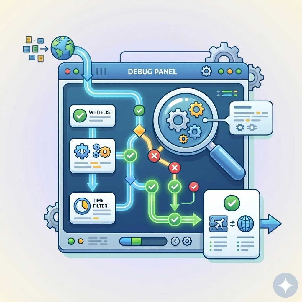 分流规则调试器